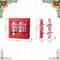Glitzhome® 12PK 1.25"D x 10"H Christmas Snowflake with Bow Party Cracker with Gift Contents